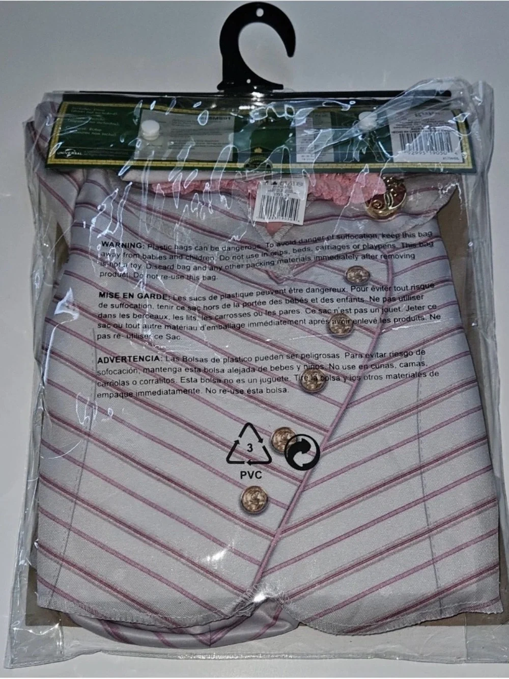 Wicked Glinda Shiz University Halloween Costume Dress Girls Small 4-6X NIP